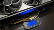 The ROG Astral OC card weighs a whopping 3.06 kg (Image via Sportskeeda)